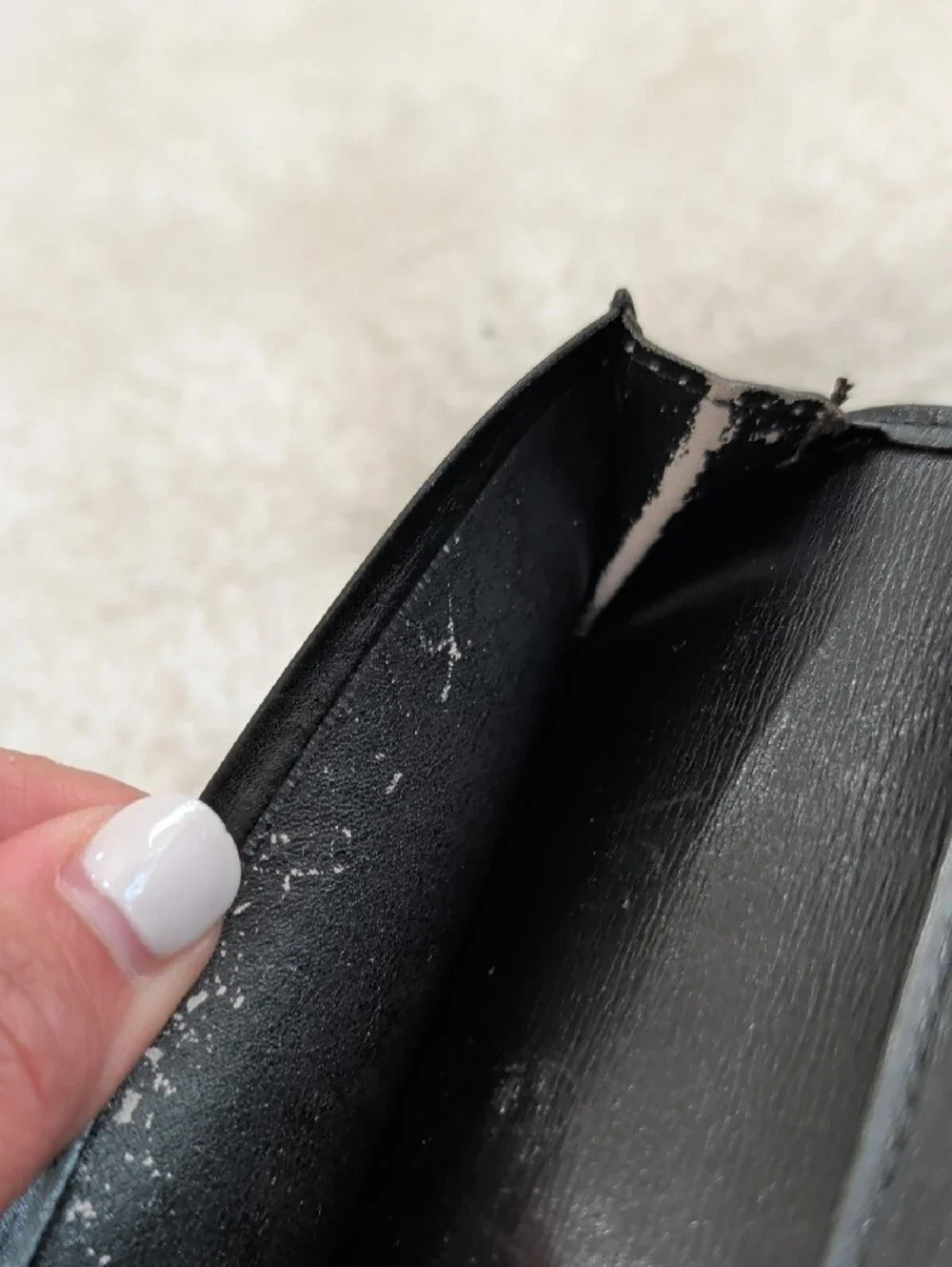 Louis Vuitton Black Epi Leather Long Wallet